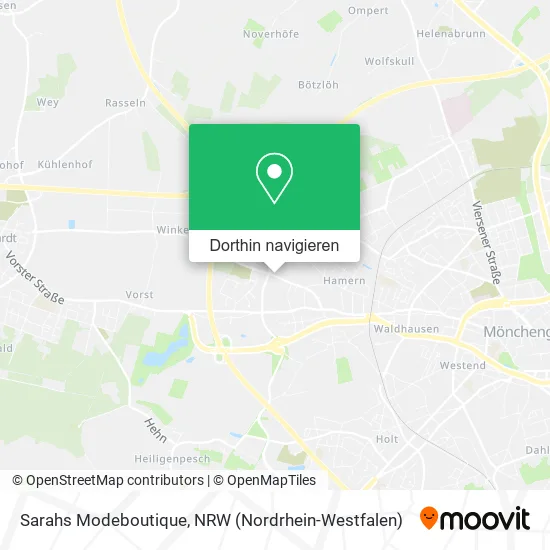 Sarahs Modeboutique Karte