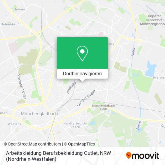Arbeitskleidung Berufsbekleidung Outlet Karte