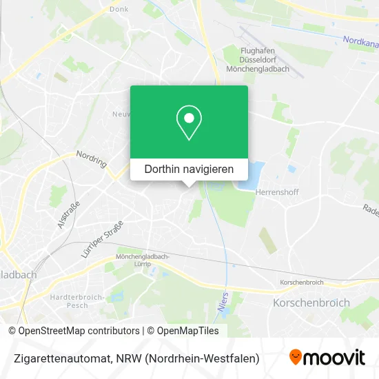 Zigarettenautomat Karte