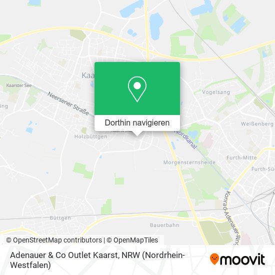 Adenauer & Co Outlet Kaarst Karte