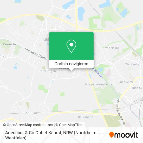 Adenauer & Co Outlet Kaarst Karte