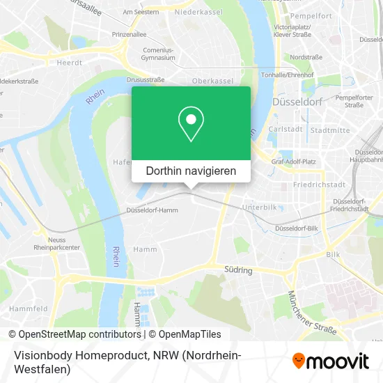 Visionbody Homeproduct Karte