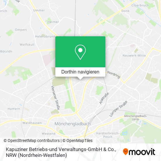 Kapuziner Betriebs-und Verwaltungs-GmbH & Co. Karte