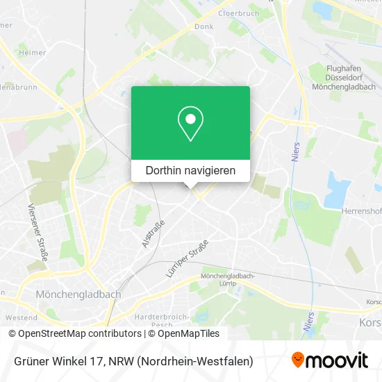 Grüner Winkel 17 Karte