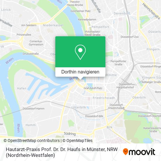 Hautarzt-Praxis Prof. Dr. Dr. Haufs in Münster Karte