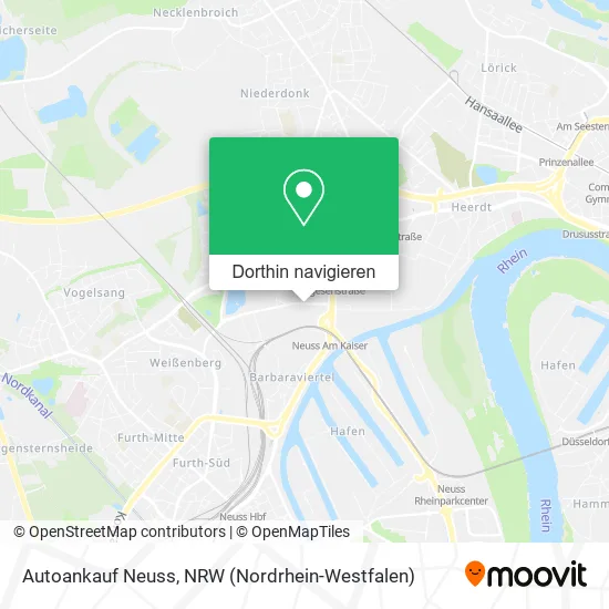 Autoankauf Neuss Karte