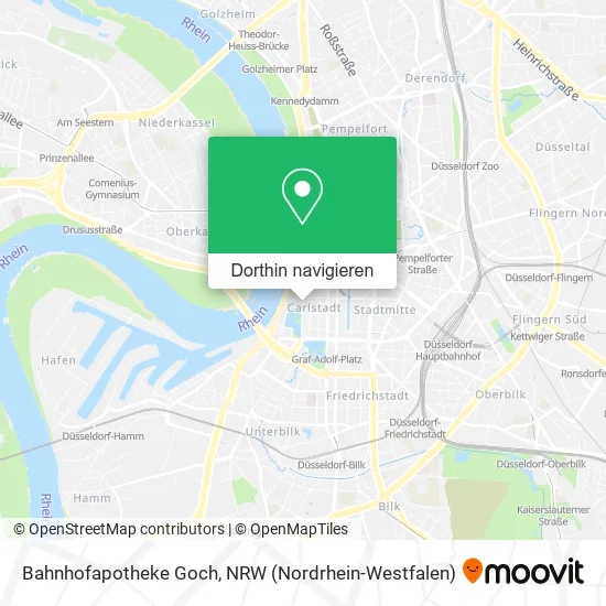 Bahnhofapotheke Goch Karte