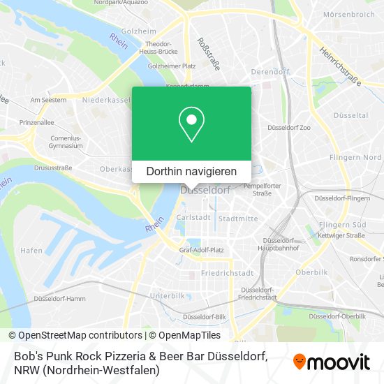 Bob's Punk Rock Pizzeria & Beer Bar Düsseldorf Karte