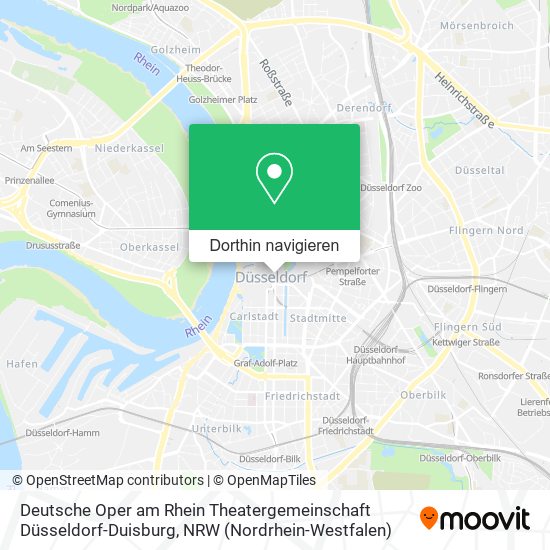 Deutsche Oper am Rhein Theatergemeinschaft Düsseldorf-Duisburg Karte