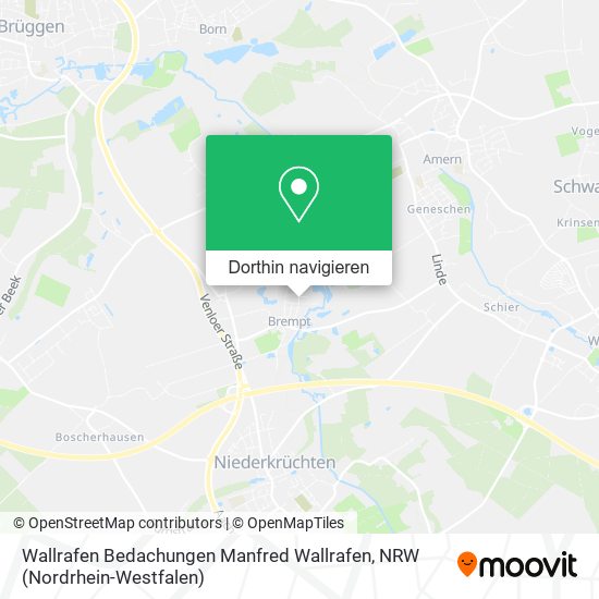 Wallrafen Bedachungen Manfred Wallrafen Karte