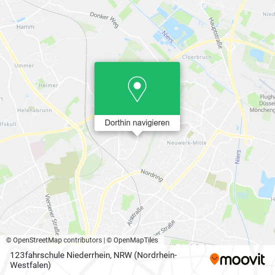 123fahrschule Niederrhein Karte