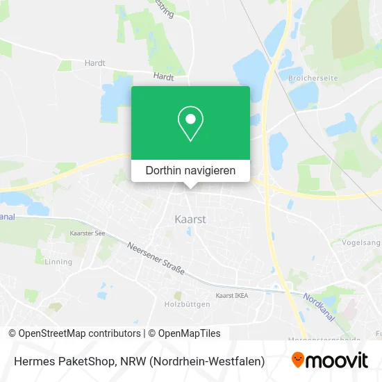 Hermes PaketShop Karte