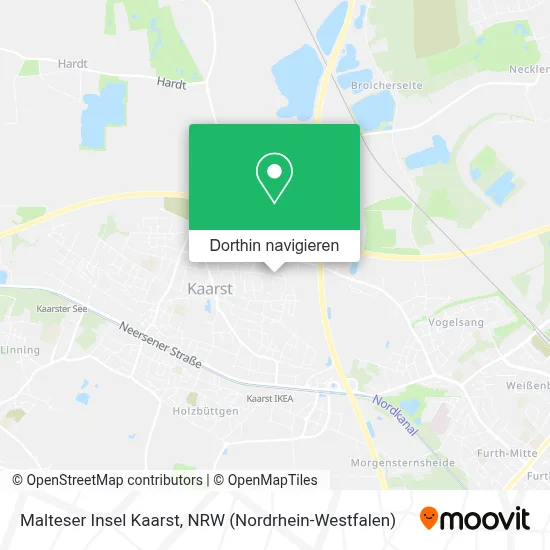 Malteser Insel Kaarst Karte