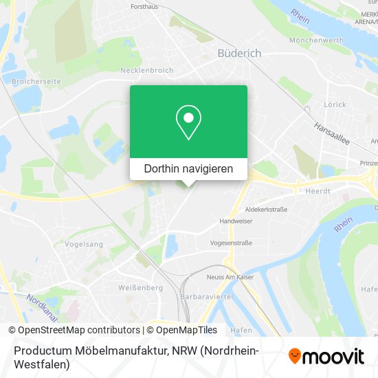 Productum Möbelmanufaktur Karte