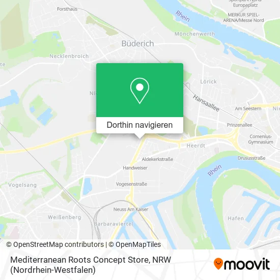 Mediterranean Roots Concept Store Karte