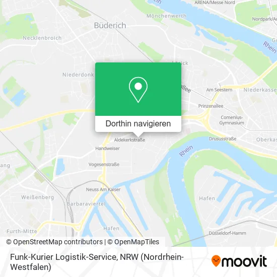 Funk-Kurier Logistik-Service Karte