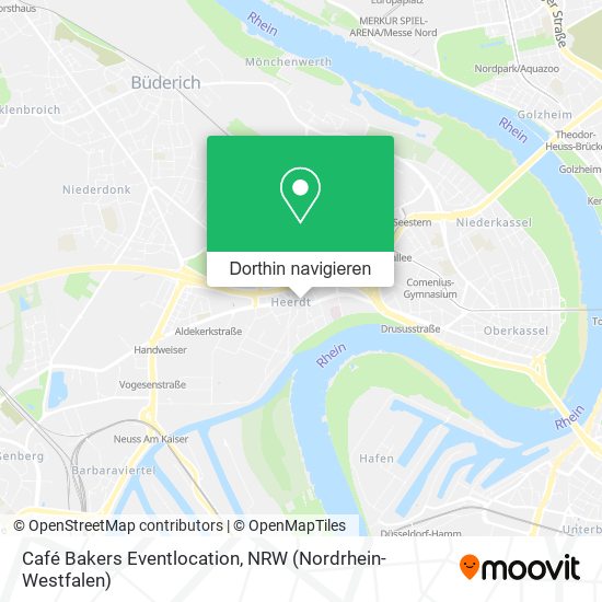 Café Bakers Eventlocation Karte