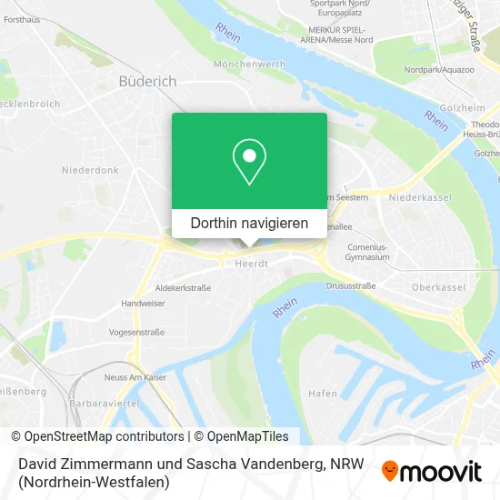 David Zimmermann und Sascha Vandenberg Karte