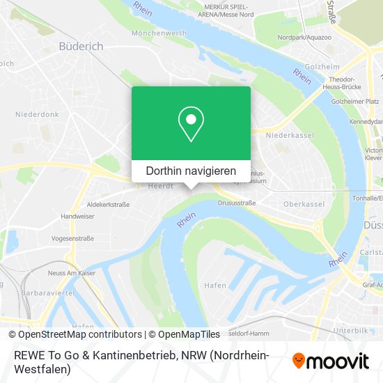 REWE To Go & Kantinenbetrieb Karte