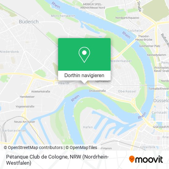 Pétanque Club de Cologne Karte