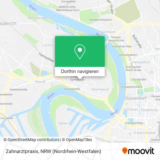 Zahnarztpraxis Karte