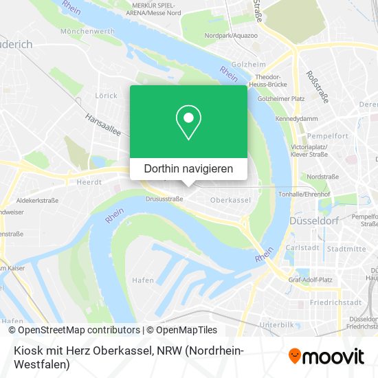 Kiosk mit Herz Oberkassel Karte
