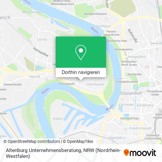 Altenburg Unternehmensberatung Karte
