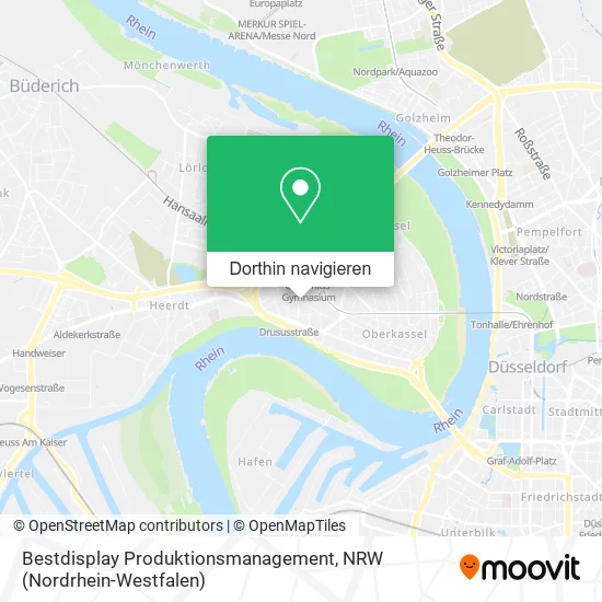 Bestdisplay Produktionsmanagement Karte