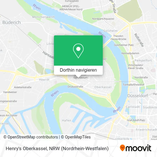 Henry's Oberkassel Karte