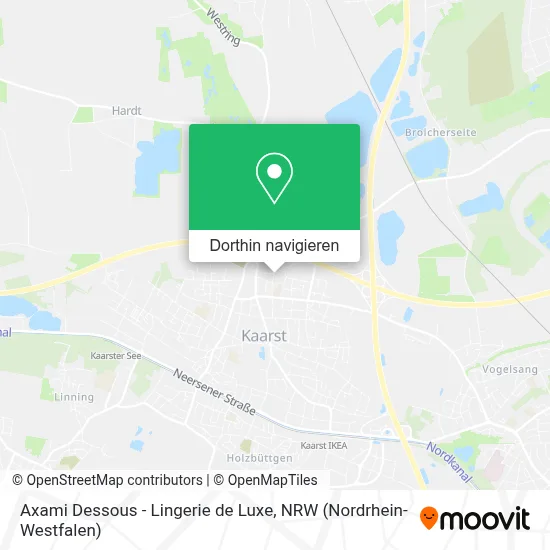 Axami Dessous - Lingerie de Luxe Karte