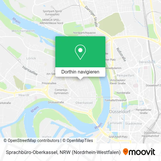 Sprachbüro-Oberkassel Karte