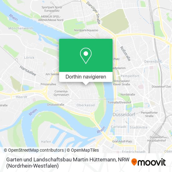 Garten und Landschaftsbau Martin Hüttemann Karte