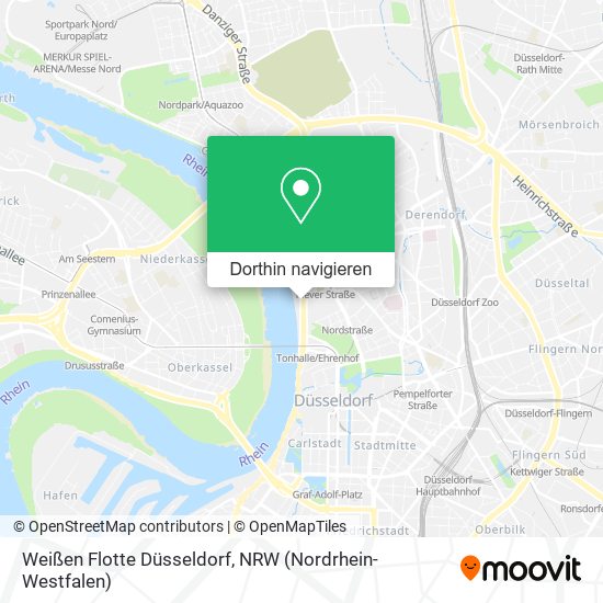 Weißen Flotte Düsseldorf Karte