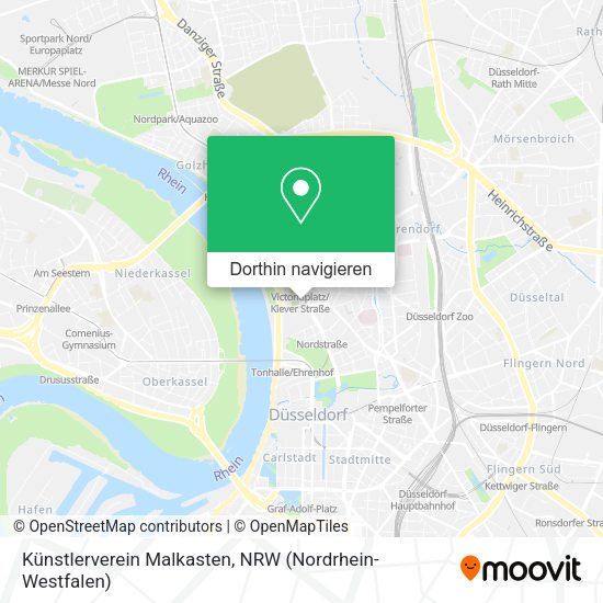 Künstlerverein Malkasten Karte