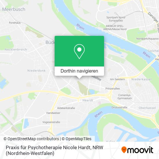 Praxis für Psychotherapie Nicole Hardt Karte