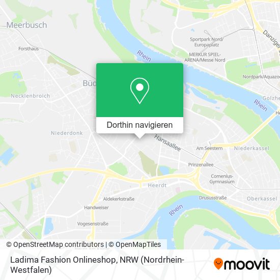 Ladima Fashion Onlineshop Karte