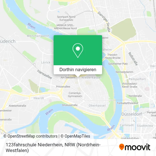 123fahrschule Niederrhein Karte