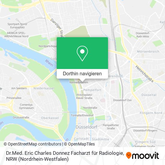 Dr.Med. Eric Charles Donnez Facharzt für Radiologie Karte