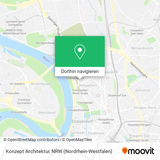 Konzept Architektur Karte