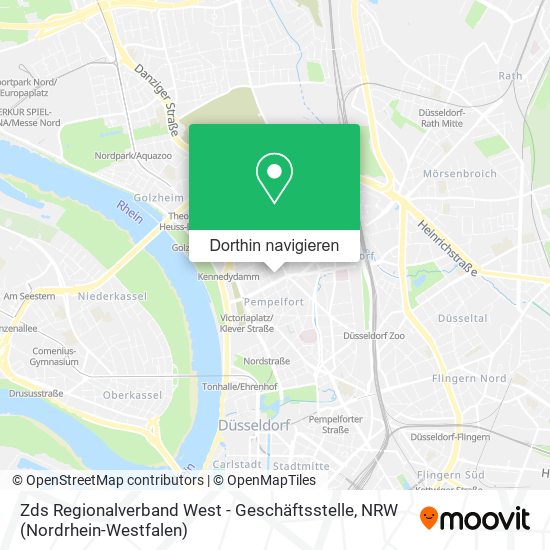 Zds Regionalverband West - Geschäftsstelle Karte