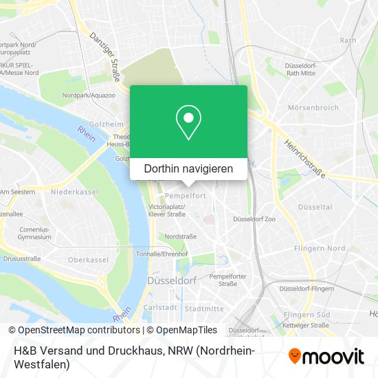 H&B Versand und Druckhaus Karte