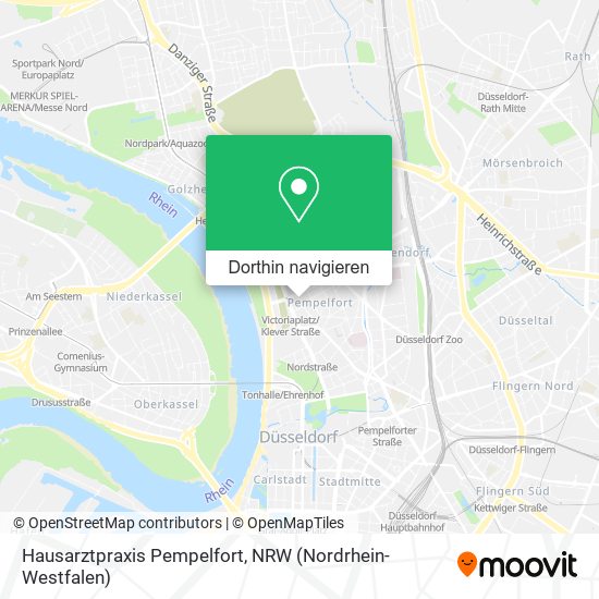 Hausarztpraxis Pempelfort Karte