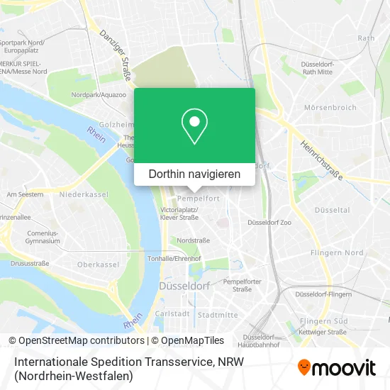 Internationale Spedition Transservice Karte