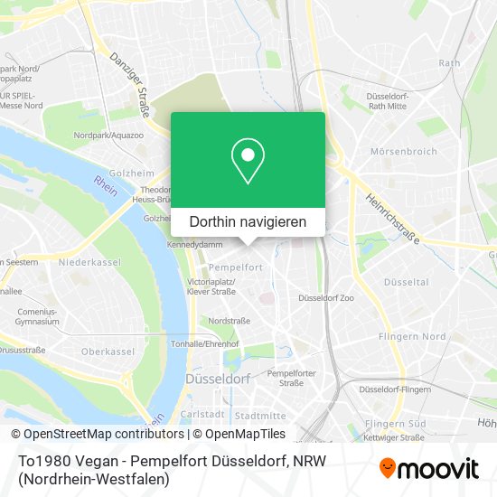 To1980 Vegan - Pempelfort Düsseldorf Karte