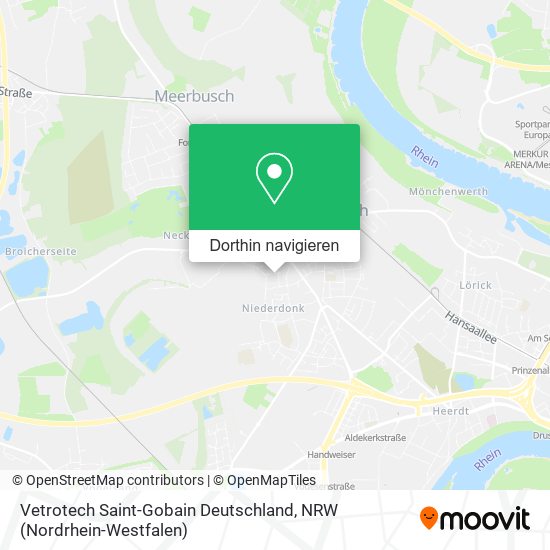 Vetrotech Saint-Gobain Deutschland Karte
