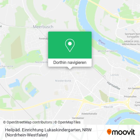 Heilpäd. Einrichtung Lukaskindergarten Karte