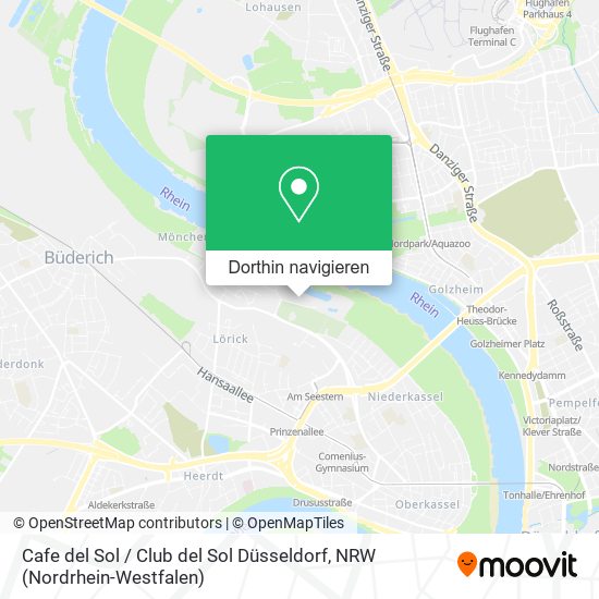 Cafe del Sol / Club del Sol Düsseldorf Karte
