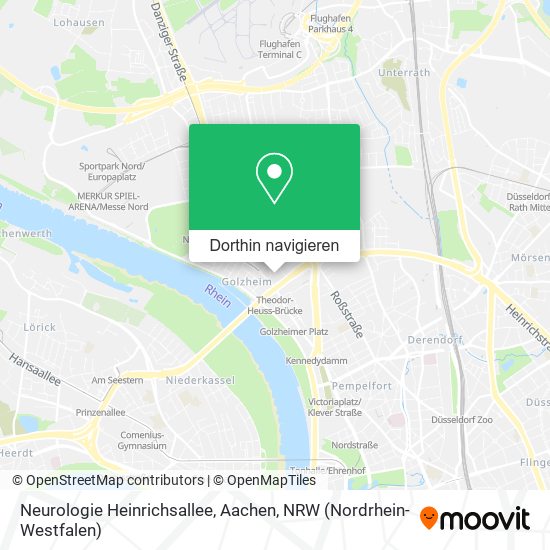 Neurologie Heinrichsallee, Aachen Karte