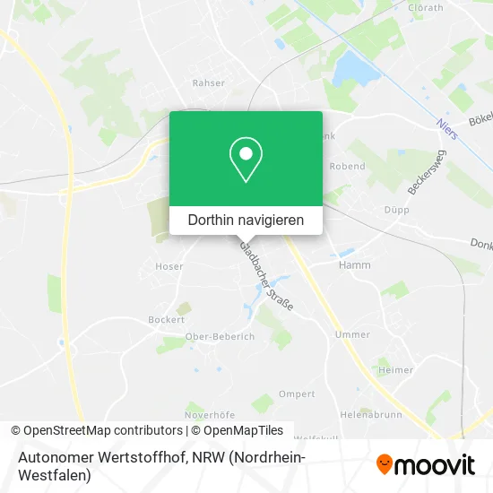 Autonomer Wertstoffhof Karte