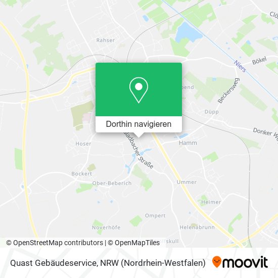 Quast Gebäudeservice Karte